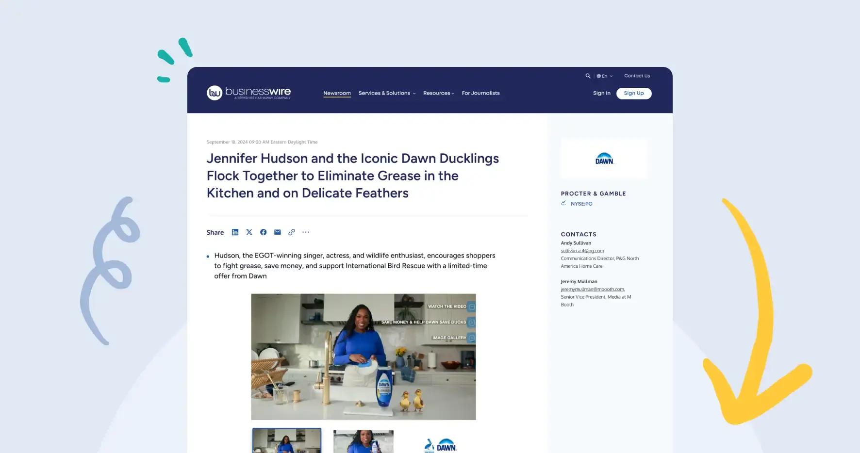 Explore ways to use Business Wire features for your next news release