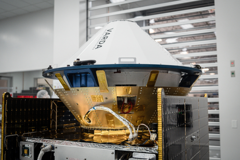 thumbnail Pictured, Varda Space Industries, Inc.'s second payload integrated onto Rocket Lab's Pioneer spacecraft at the company's Spacecraft Production Complex and headquarters in Long Beach, California. (Photo: Rocket Lab)